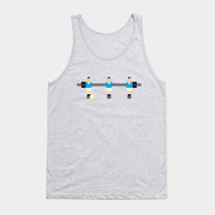 Foosball Blue Tank Top